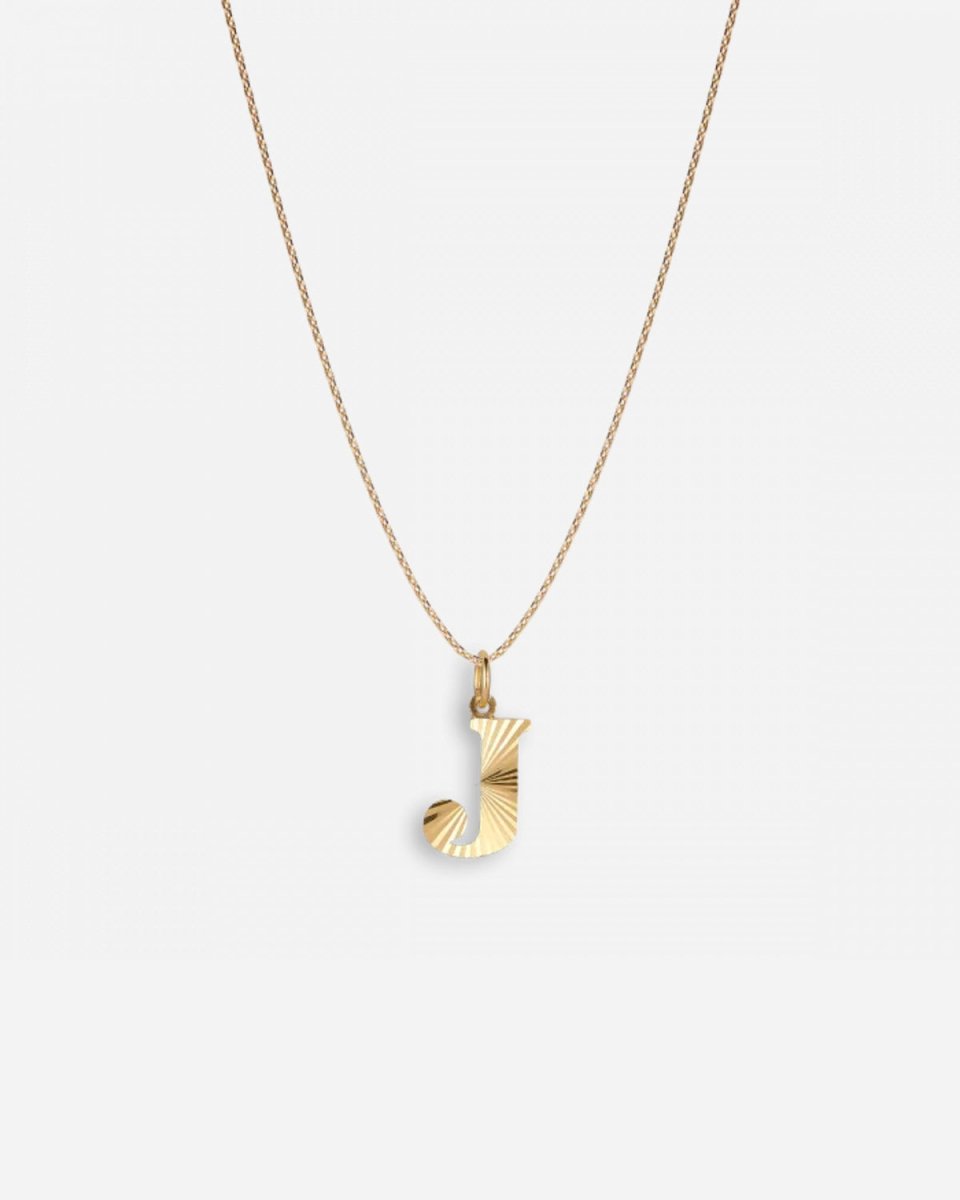 Reflection Letter pendant - Gold - Munk Store