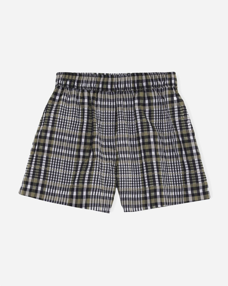 Seersucker Check Shorts - Kalamata - Munk Store