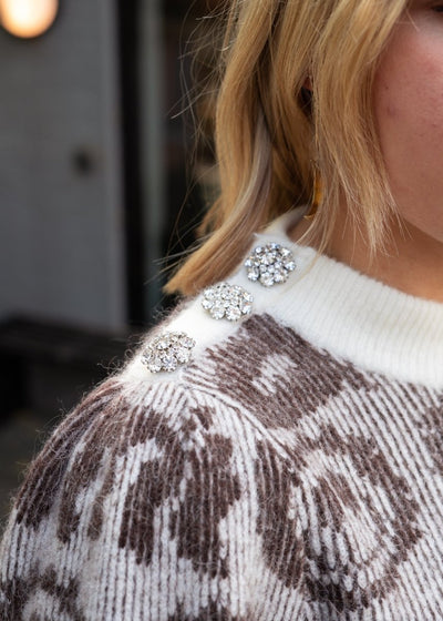 Soft Wool Knit Pullover - Egret - Munk Store