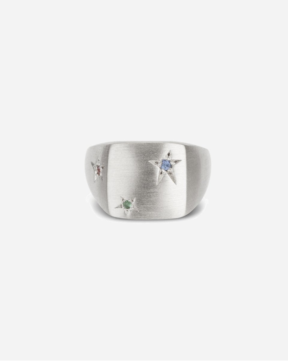 Star Signet Ring - Sterling Silver - Munk Store