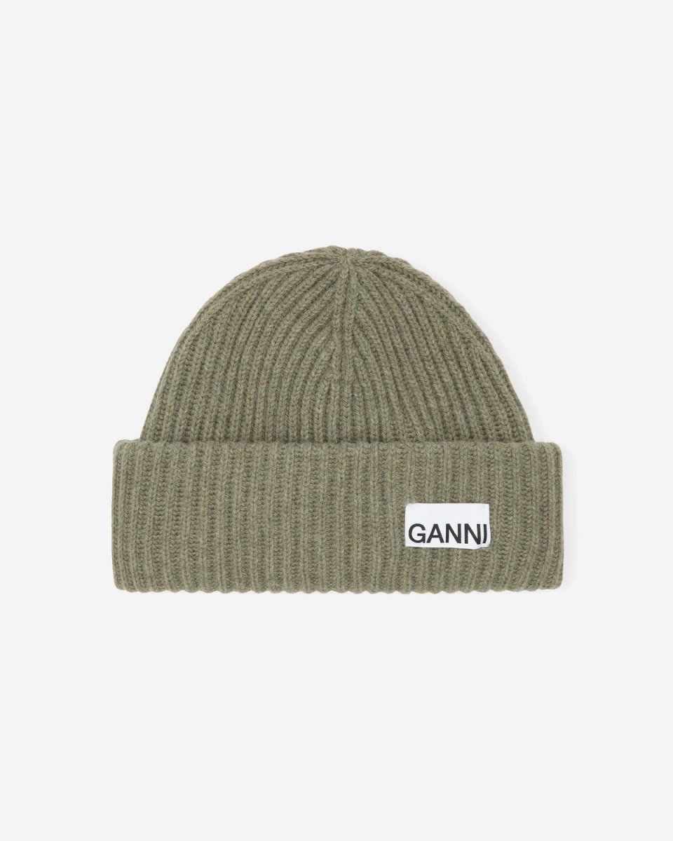 Structured Rib Beanie - Dusty Olive - Munk Store