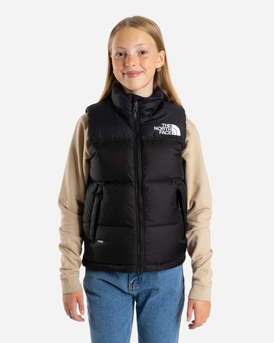 Teens 96 Retro Nuptse Vest - Black - Munk Store