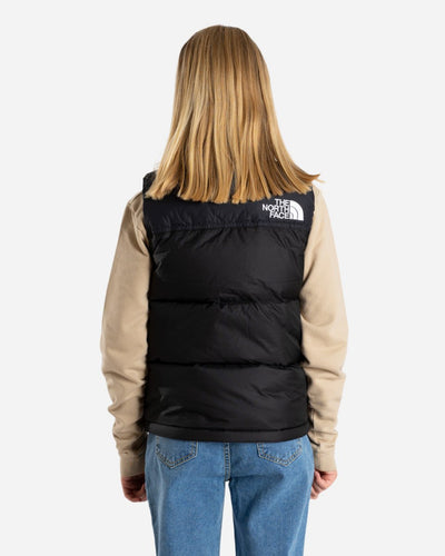 Teens 96 Retro Nuptse Vest - Black - Munk Store