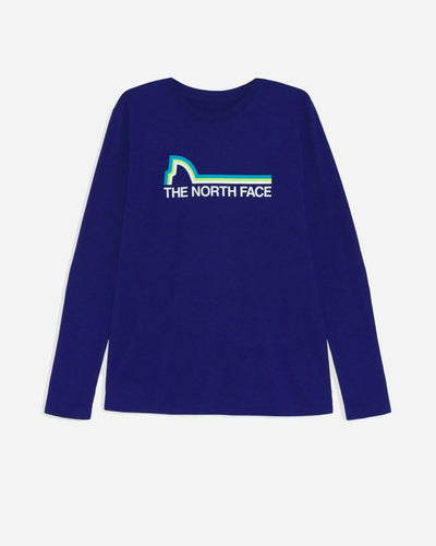 Teens L/S On MTN Tee - Bolt Blue - Munk Store