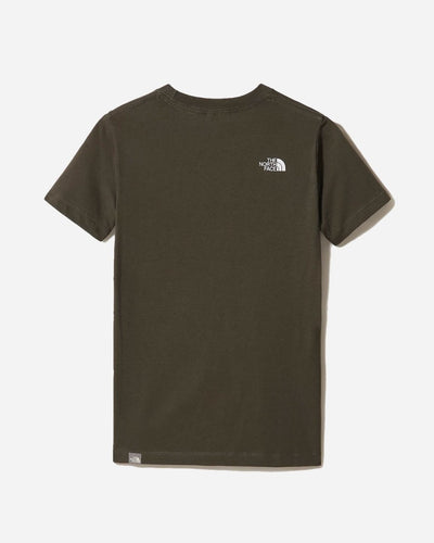 Teens Simple Dome Tee - Burnt Olive/White - Munk Store