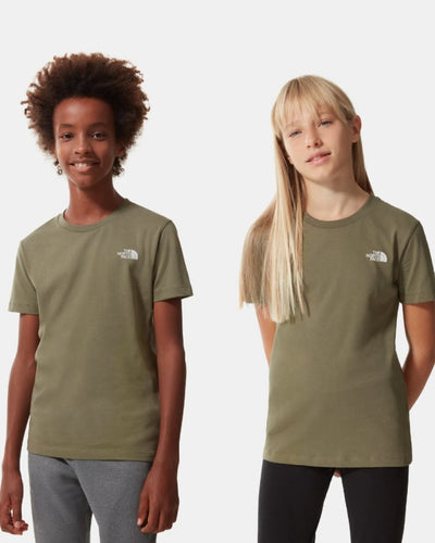 Teens Simple Dome Tee - Burnt Olive/White - Munk Store