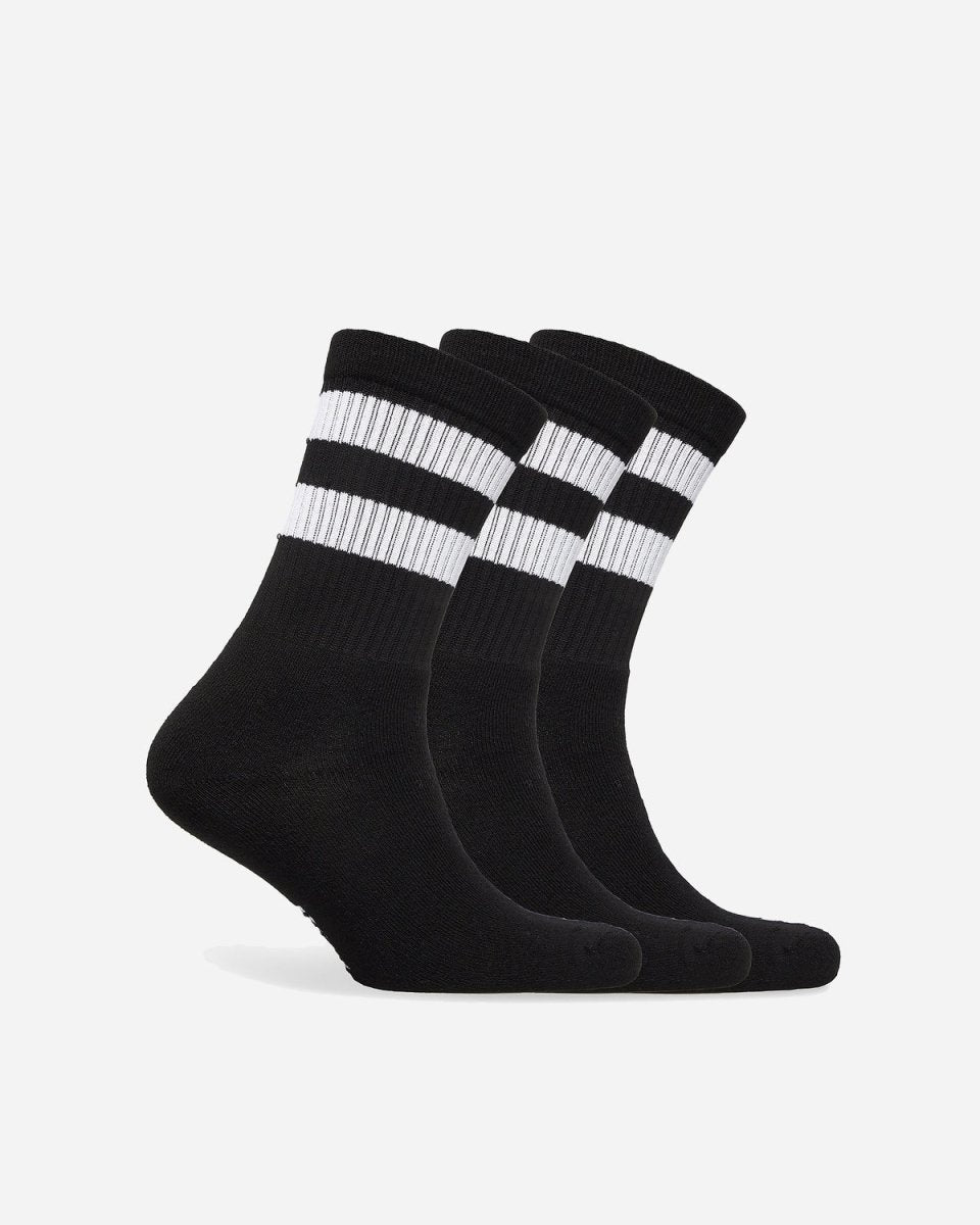 Tennis Socks 3-pack - Black - Munk Store