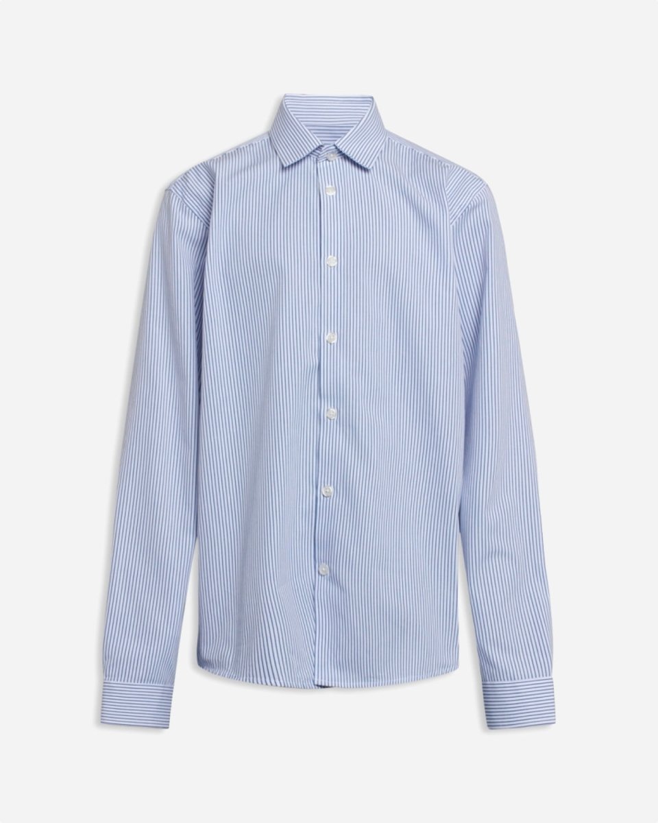 Tex Stripe Shirt - Blue - Munk Store