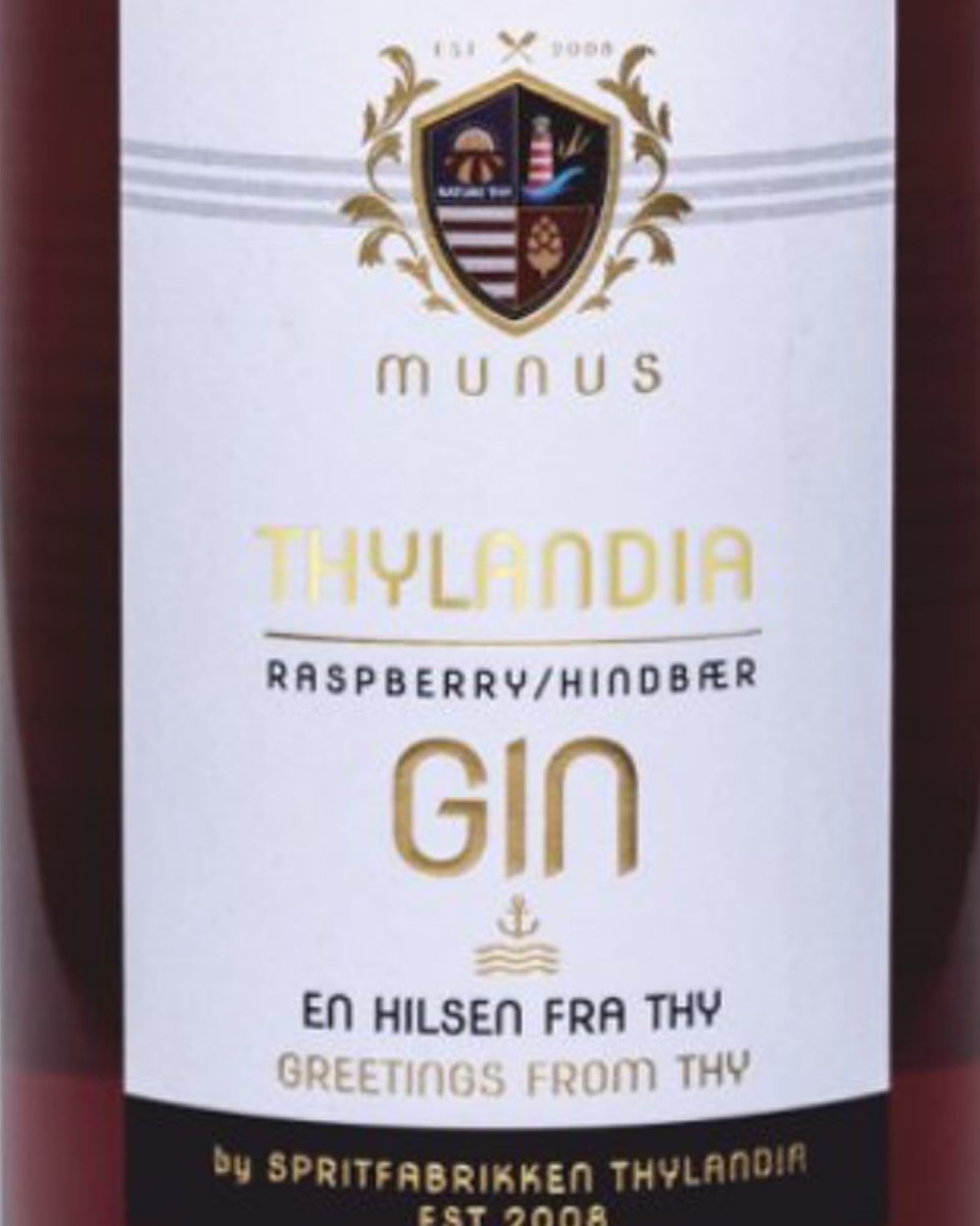 Thylandia Hindbær Gin - Munk Store