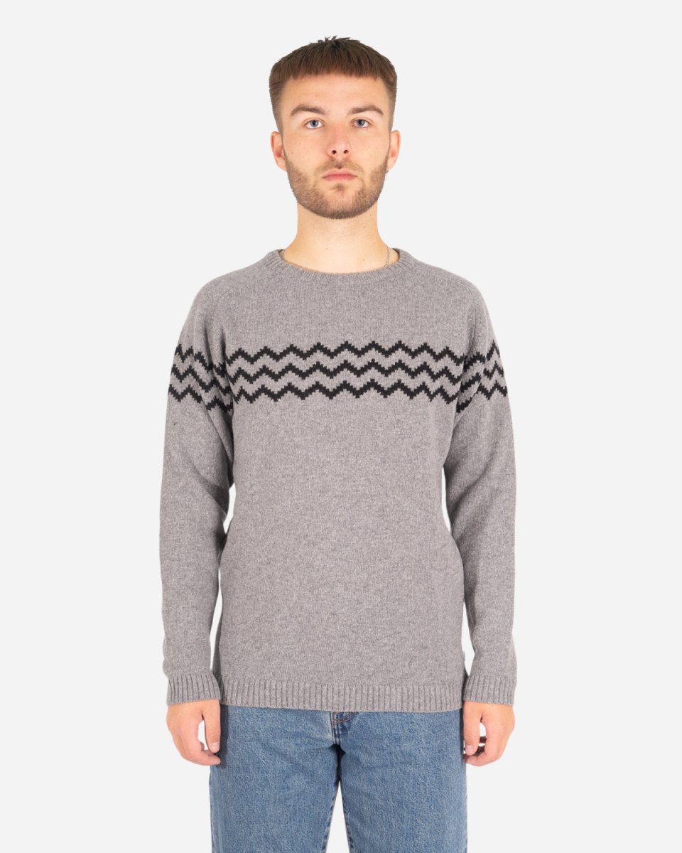 Toke knit - Light Grey/Black - Munk Store