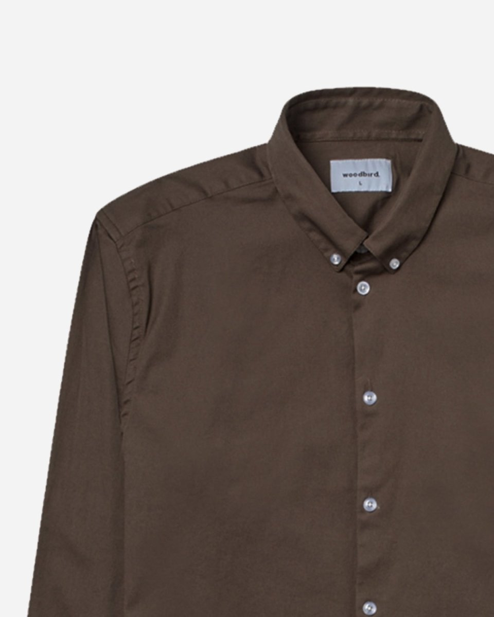 Trime L/S Shirt - Brown - Munk Store