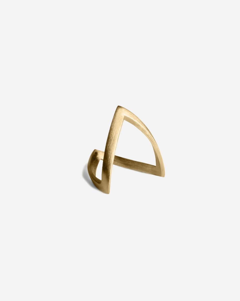 V Ring - Gold Plated - Munk Store