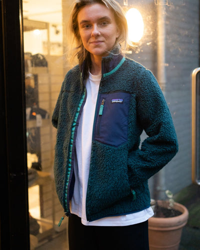 W's Classic Retro X Jacket - Dark Borealis Green - Munk Store