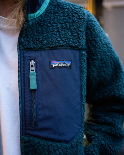 W's Classic Retro X Jacket - Dark Borealis Green - Munk Store