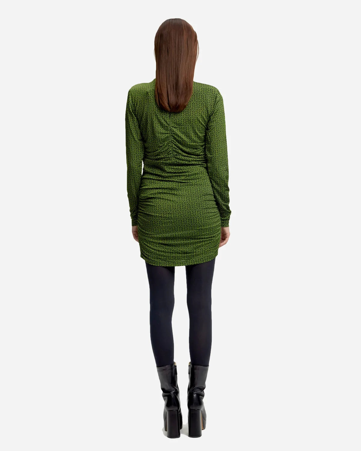 MiliaGZ Dress - Green/Black Logo - Gestuz - Munkstore.dk
