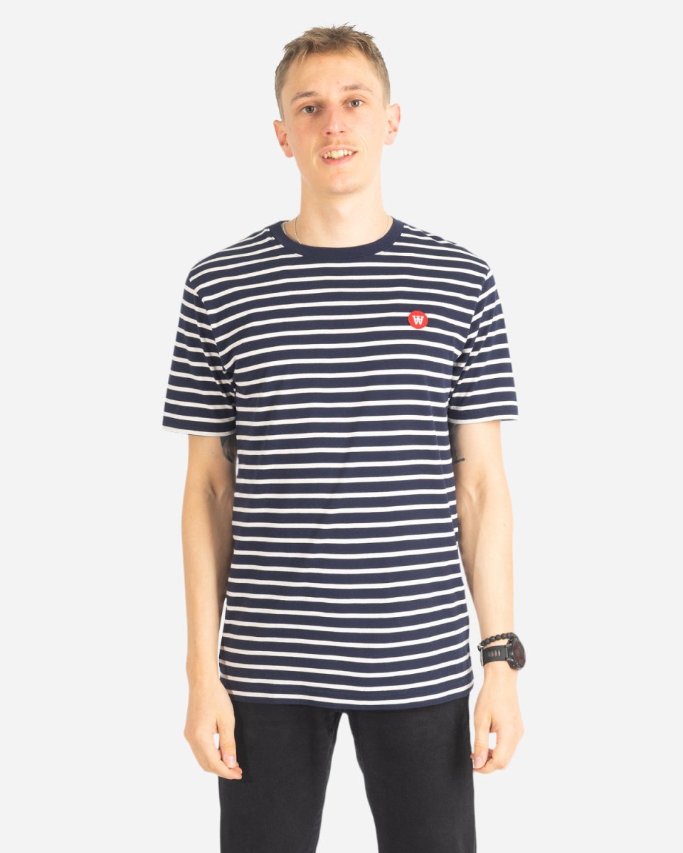 Ace T-shirt - Navy/Off/White - Munk Store